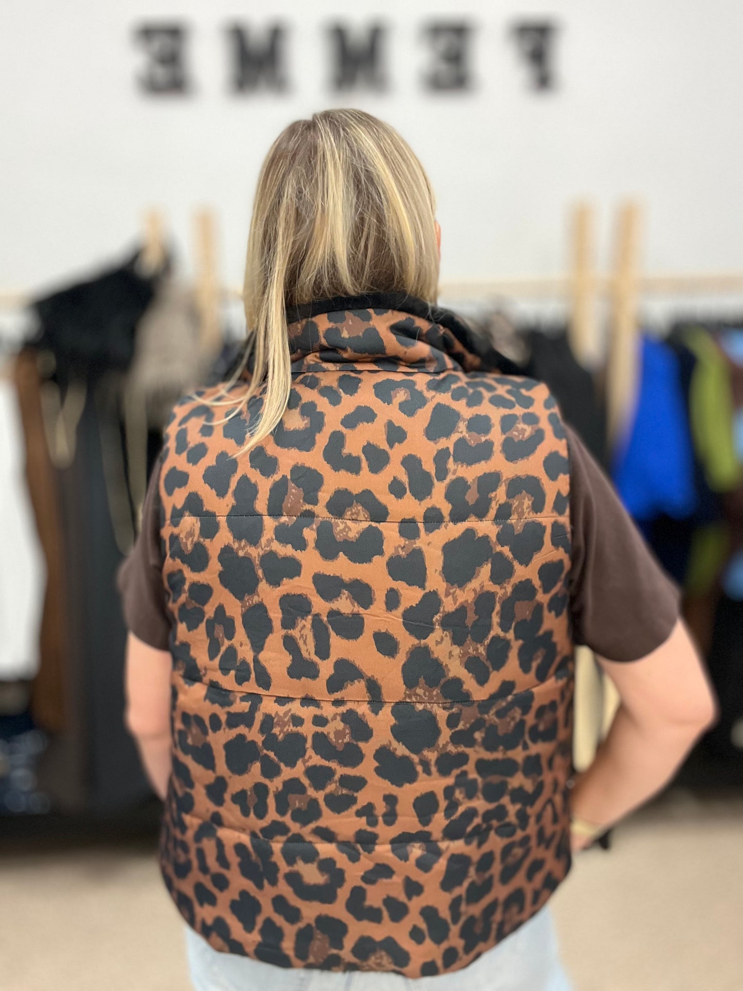 Divpusīga Leoparda veste