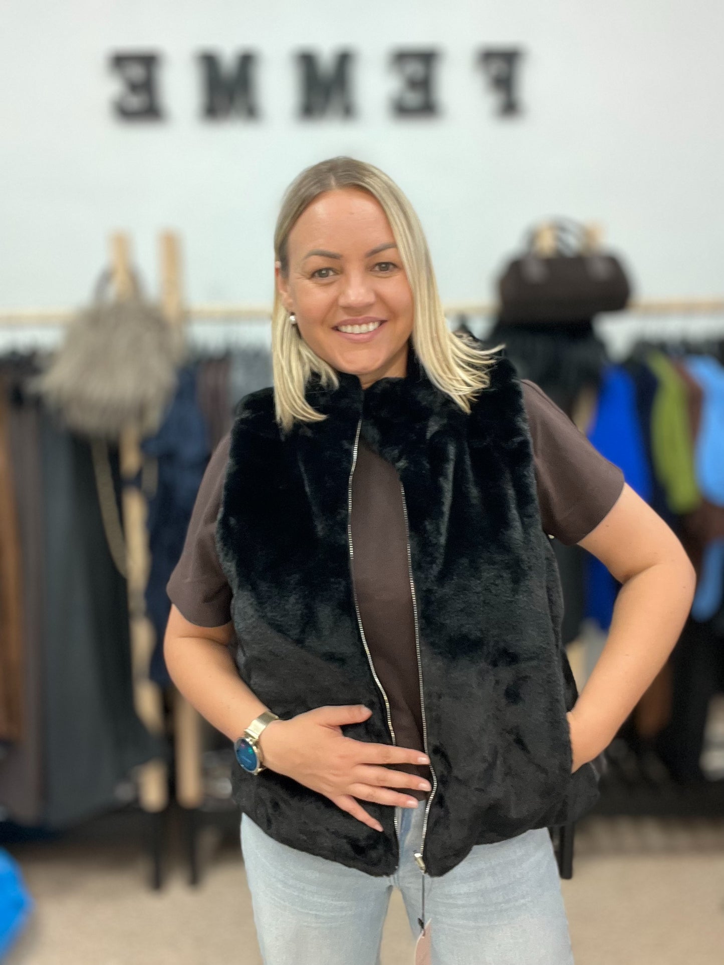 Divpusīga Leoparda veste