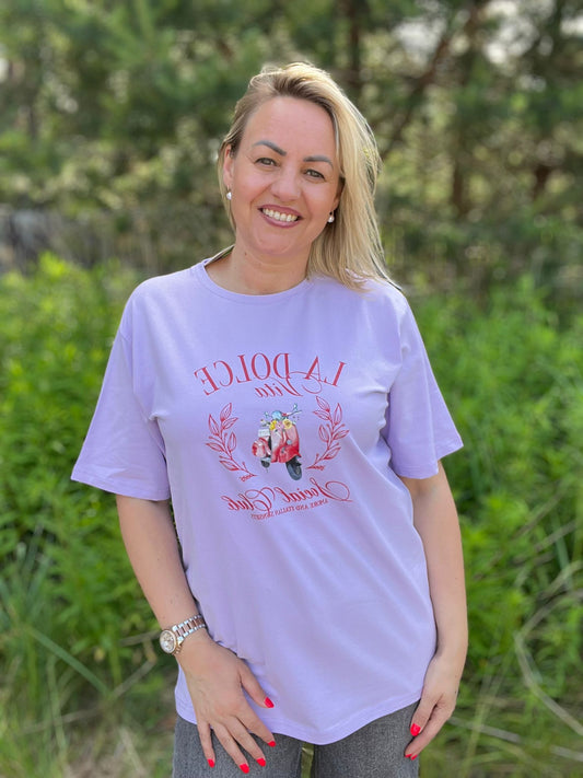 Lillā LA DOLCE t-krekls