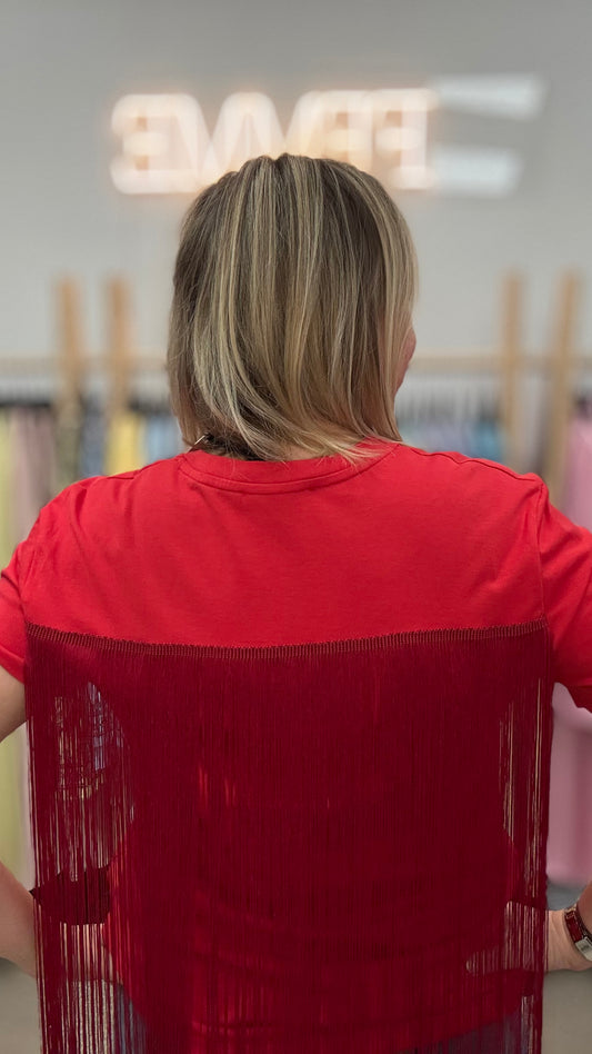 Lumina T krekls ar bārkstīm 