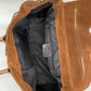 Brown suede bag