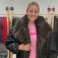 Double sided jacket black color