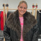 Double sided jacket black color
