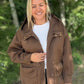 Jacket in brown tone