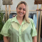 Tencel blouse green color