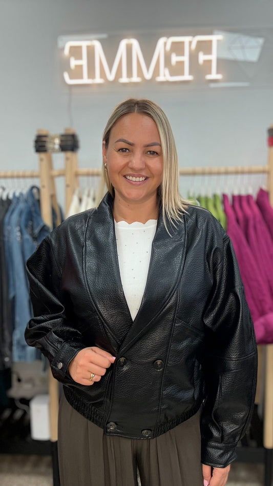 Faux Leather jacket