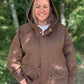Jacket in brown tone