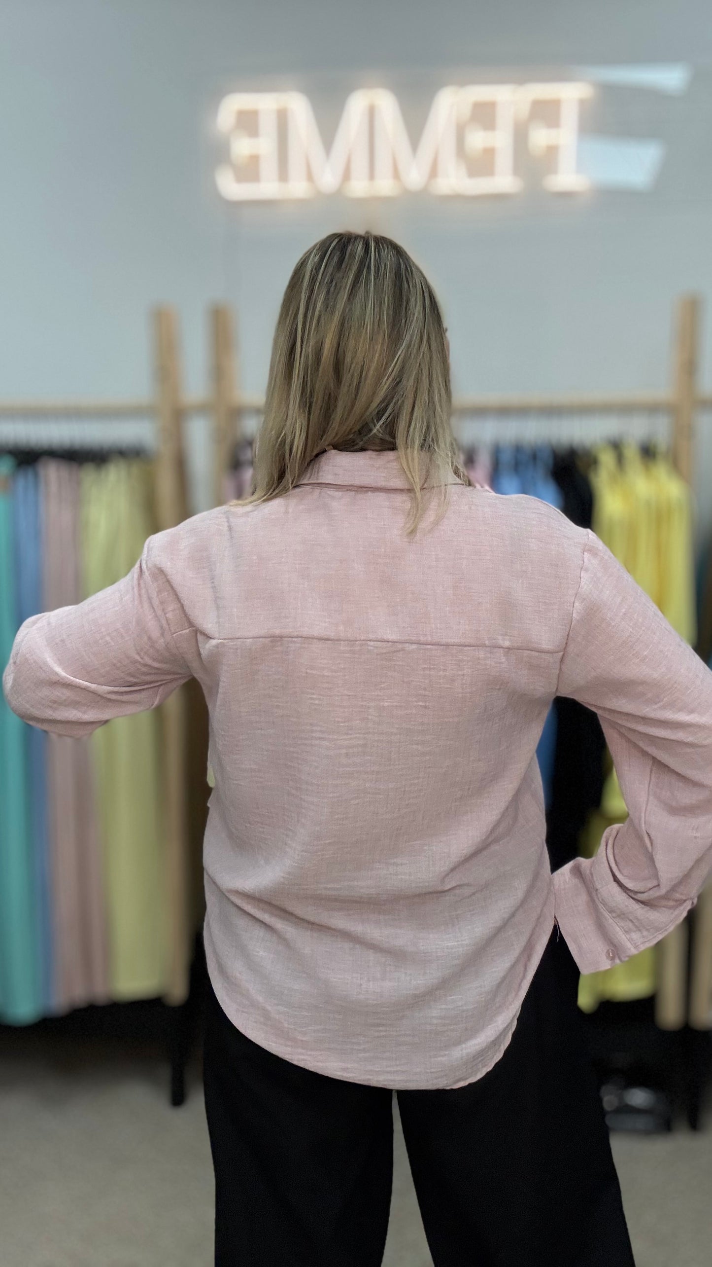 Blūze rozā tonī ar Mikimausa  printu 