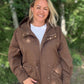 Jacket in brown tone