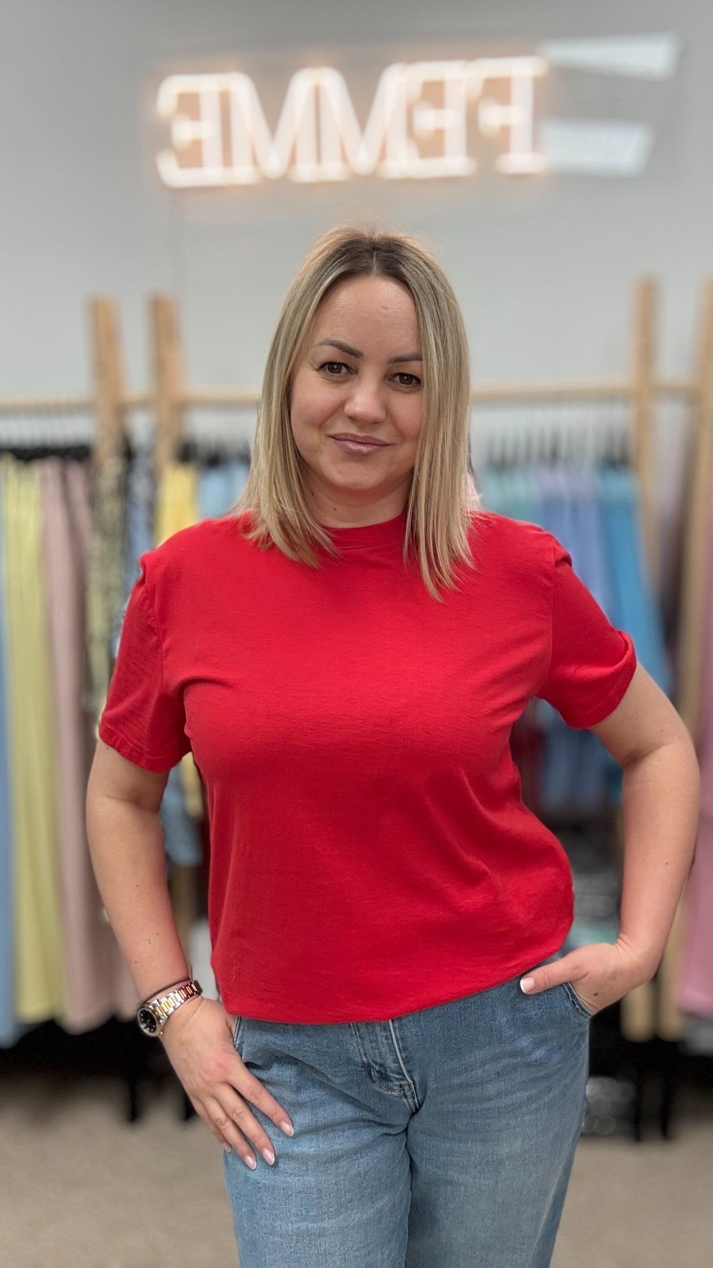 Lumina T krekls ar bārkstīm 