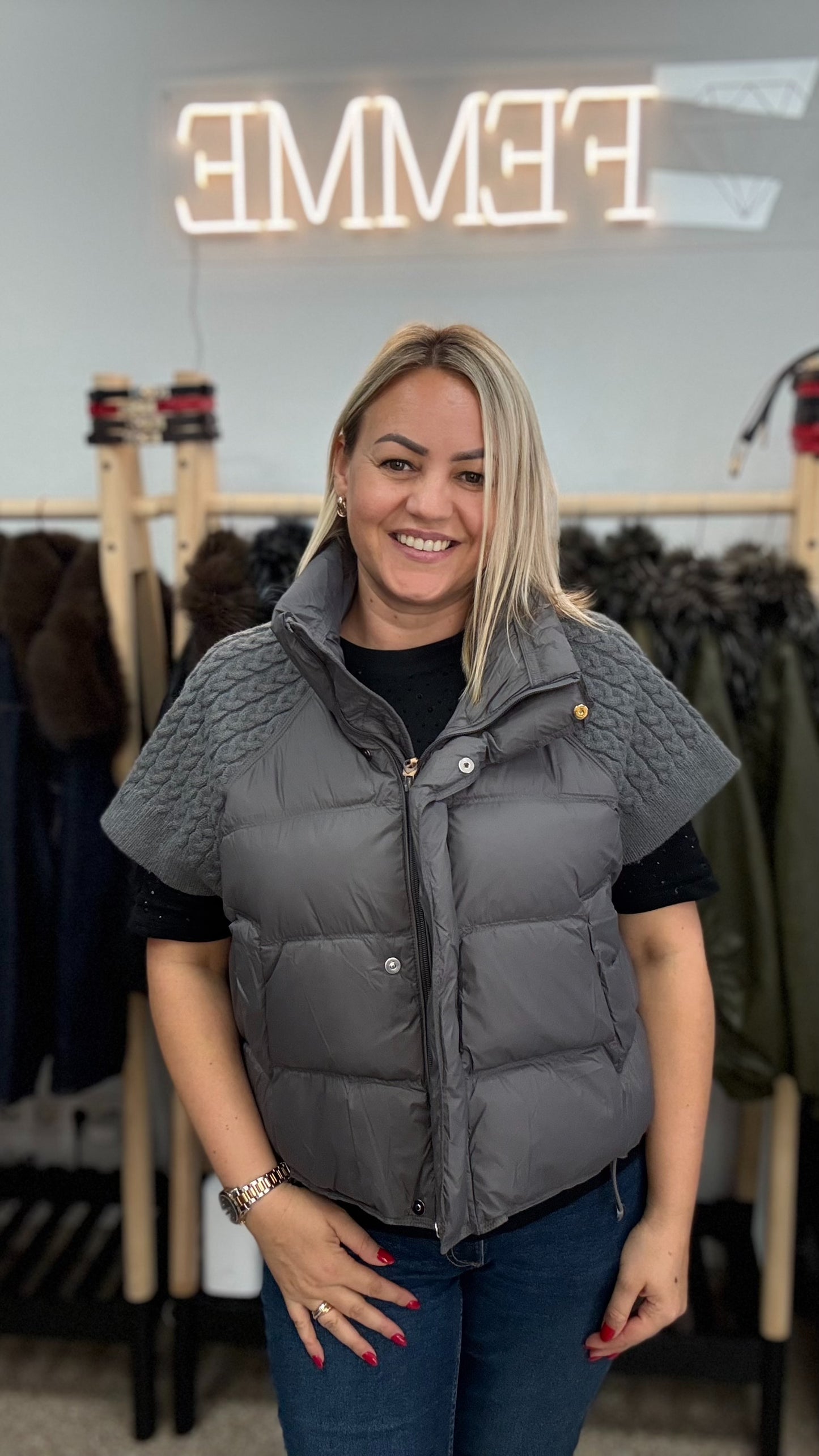 Duck down vest