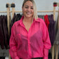 Silk blouse pink color