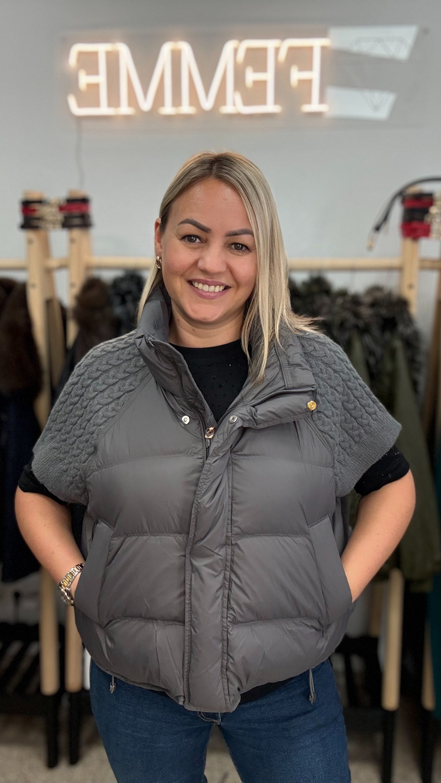 Duck down vest