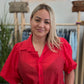 Tencel blouse red color