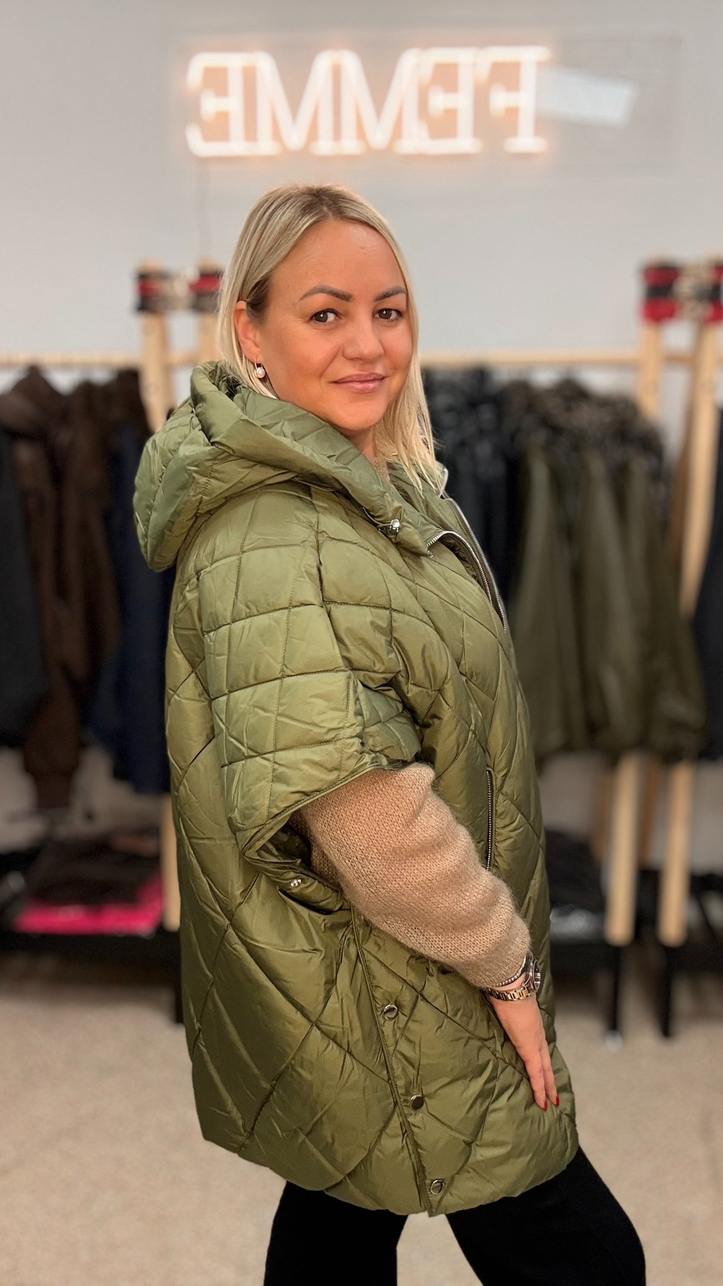 Green color vest